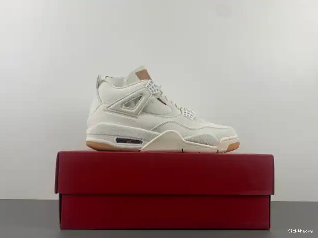 Kick Theory Levi's AO2571-100 4 'White' Air Jordan x 0615